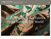 Tablet Screenshot of fabricfactoryokc.com